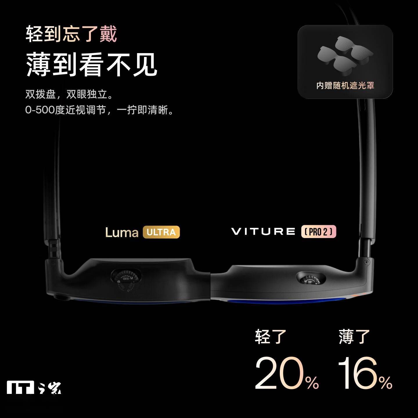 VITURE Pro 2 XR / AR智慧眼鏡釋出：63克輕量設計，1999元