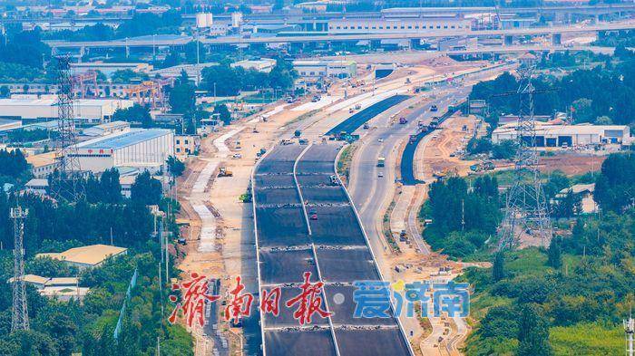 原創40公里東西向快速大通道成形！濟南工業北路東延提速建設