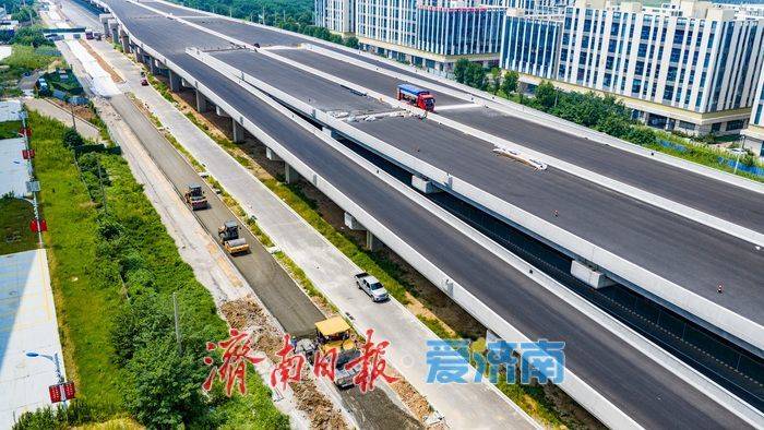 40公里東西向快速大通道成形！濟南工業北路東延提速建設