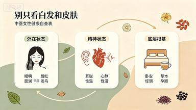 沒白髮、皮膚好就是女性理想狀態？中醫給出22字“參考表”