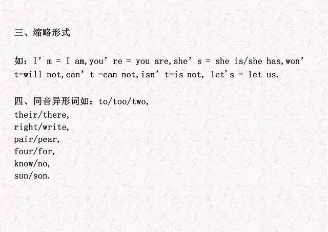 【收藏】小學英語1-6年級重點語法知識點彙總（可列印）