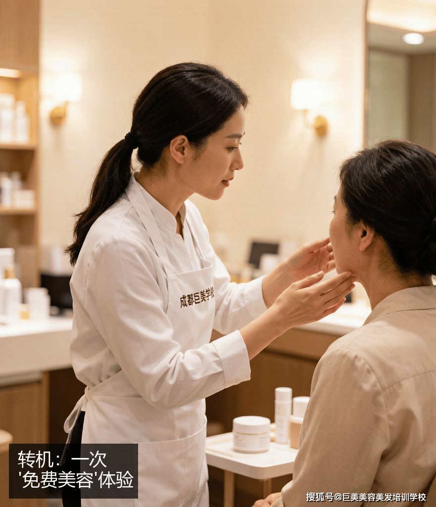從超市收銀員到美容師：40歲寶媽在成都巨美學校學美容的真實記錄