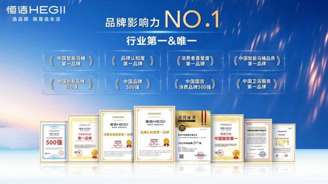 《2026中國創新品牌500強》揭曉 恆潔成衛浴行業唯一代表