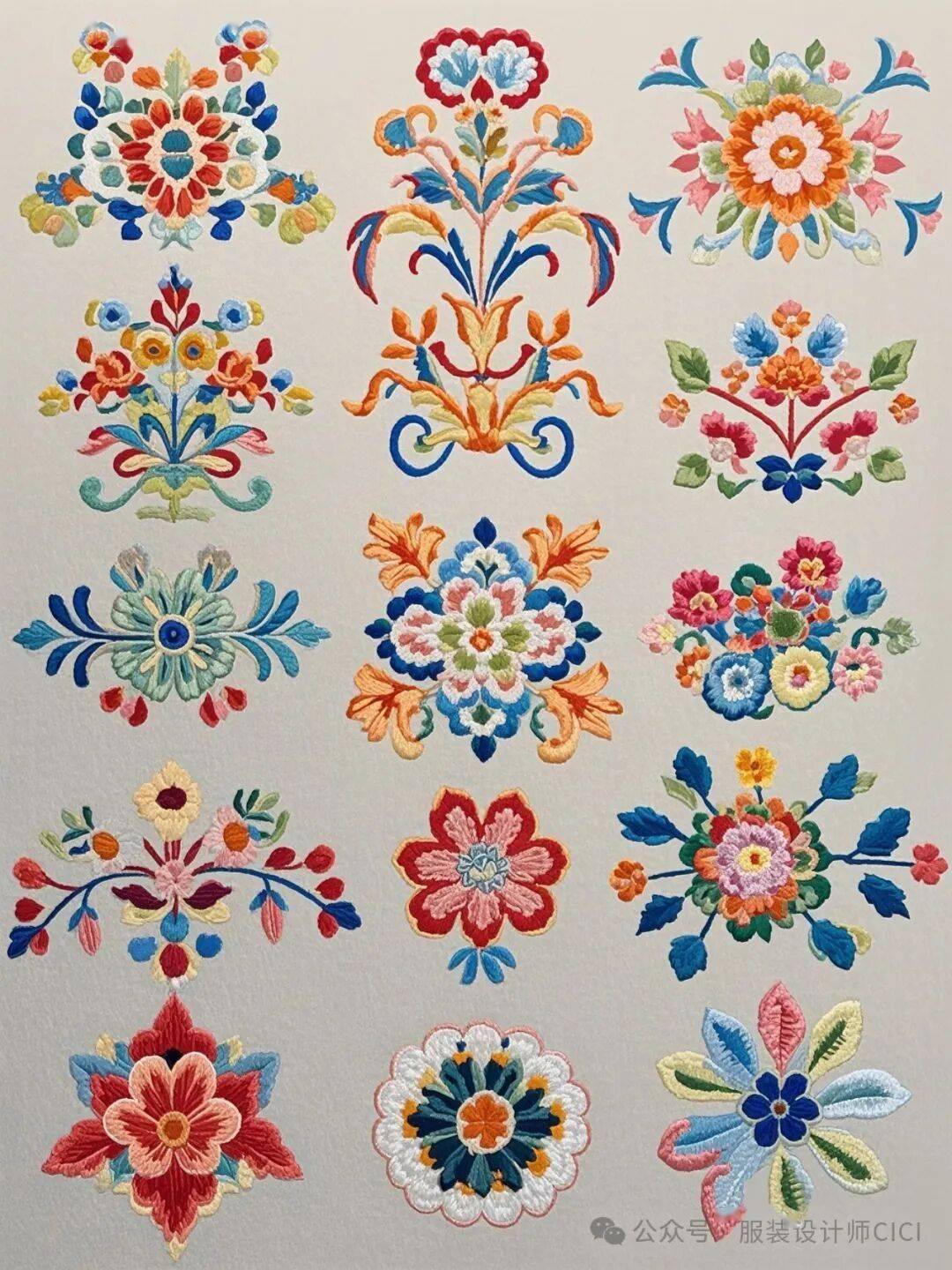 國風古韻-刺繡紋飾紋樣圖案設計分享!