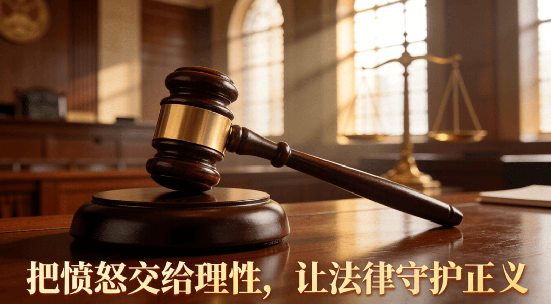 把憤怒交給理性，讓法律守護正義