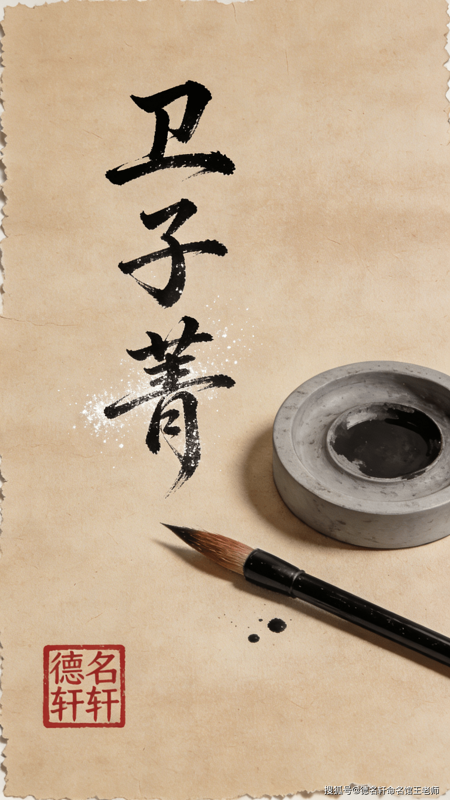 原創寶寶起名案例_衛子菁：青衿如玉，子佩瓊華 廈門起名網,翔安起名,廈門起名公司,廈門寶寶起名