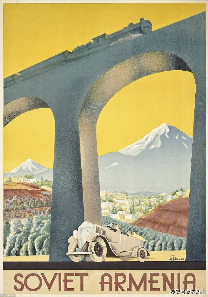 原創老照片：三十年代的蘇聯旅遊廣告，宣傳了哪些城市和旅遊勝地？