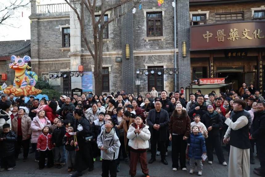 非遺花燈・膠香迎春——東阿中醫藥文化旅遊區春節活動引爆熱潮