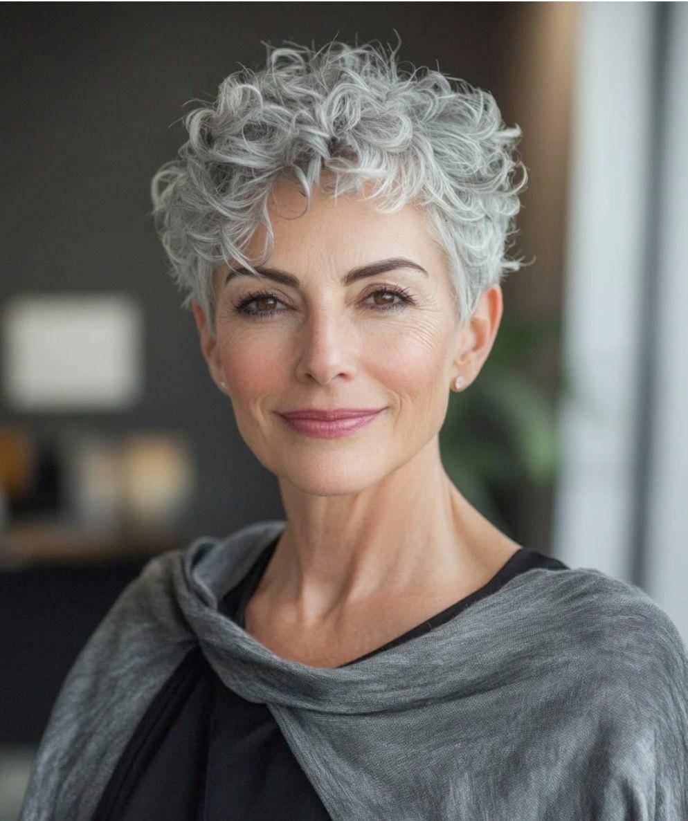 銀髮新章：解鎖成熟女性的短髮美學