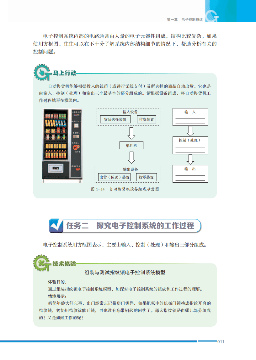 2026蘇教版高中通用技術選擇性必修1《電子控制技術》電子課本
