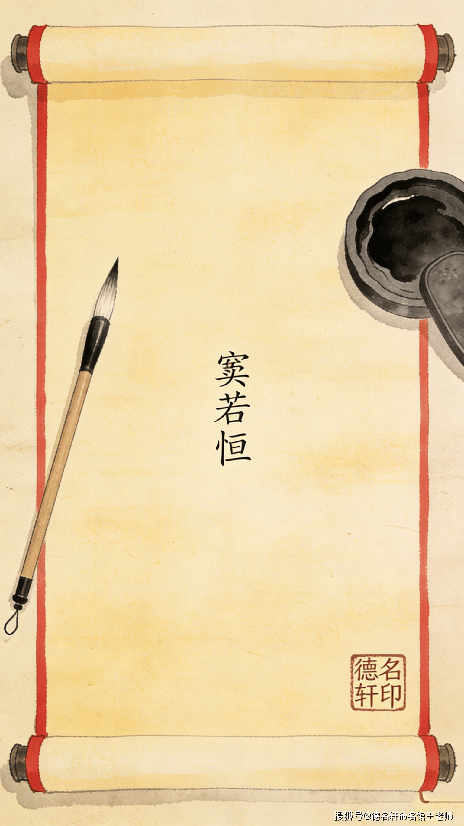 原創寶寶起名案例 竇若恆：若蘭之恆，竇門清芬