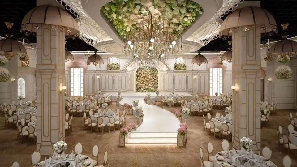 陝西宴會廳裝修設計，陝西宴會中心裝修，陝西酒店餐廳裝修設計