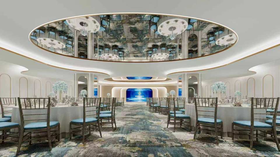 陝西宴會廳裝修設計，陝西宴會中心裝修，陝西酒店餐廳裝修設計