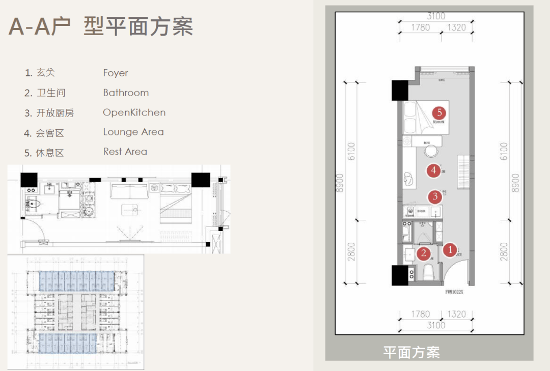 近地鐵！單間、套二戶型！成都金牛區府河華益邁裡中心保租房介紹