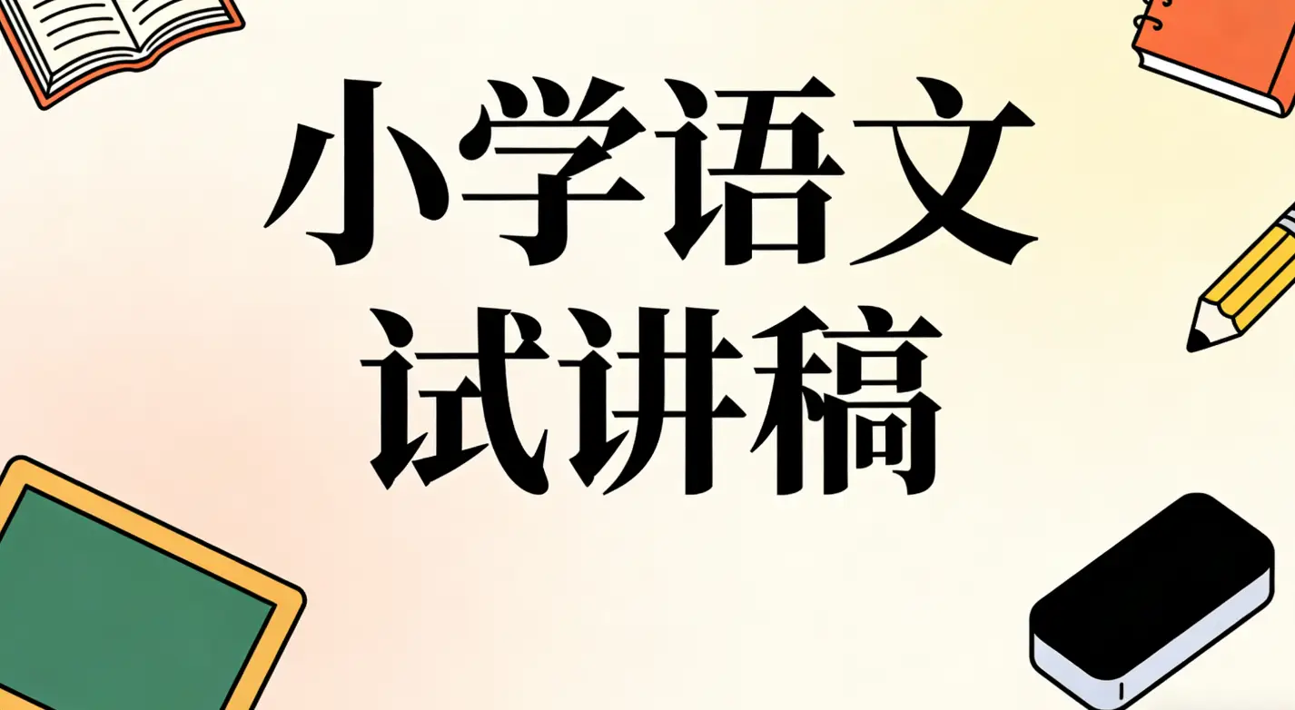 小學語文教資面試試講真題逐字稿《小壁虎借尾巴》