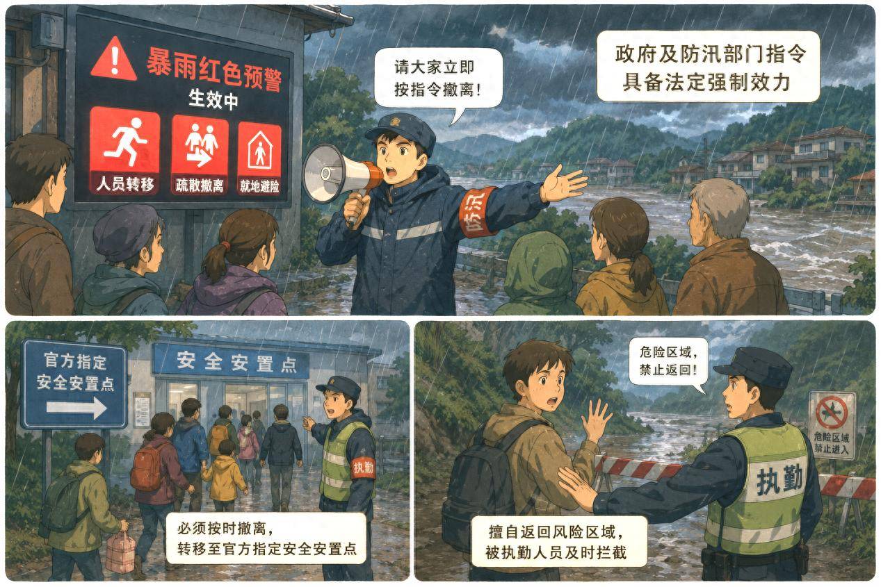 擅自折返、網上造謠、進山看水……暴雨預警期間，這四類行為觸犯法律