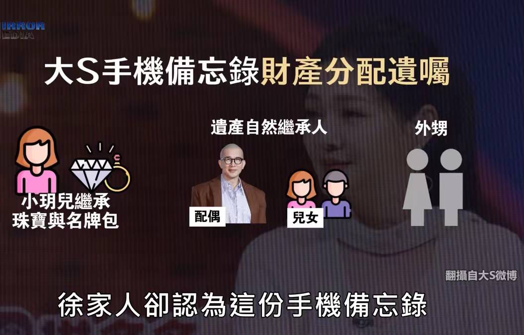 原創大S遺囑曝光！特意提到珠寶留給小玥兒，S媽拒不承認：沒法律效力