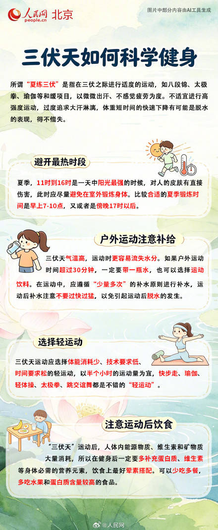 收藏！超實用的三伏健康小知識