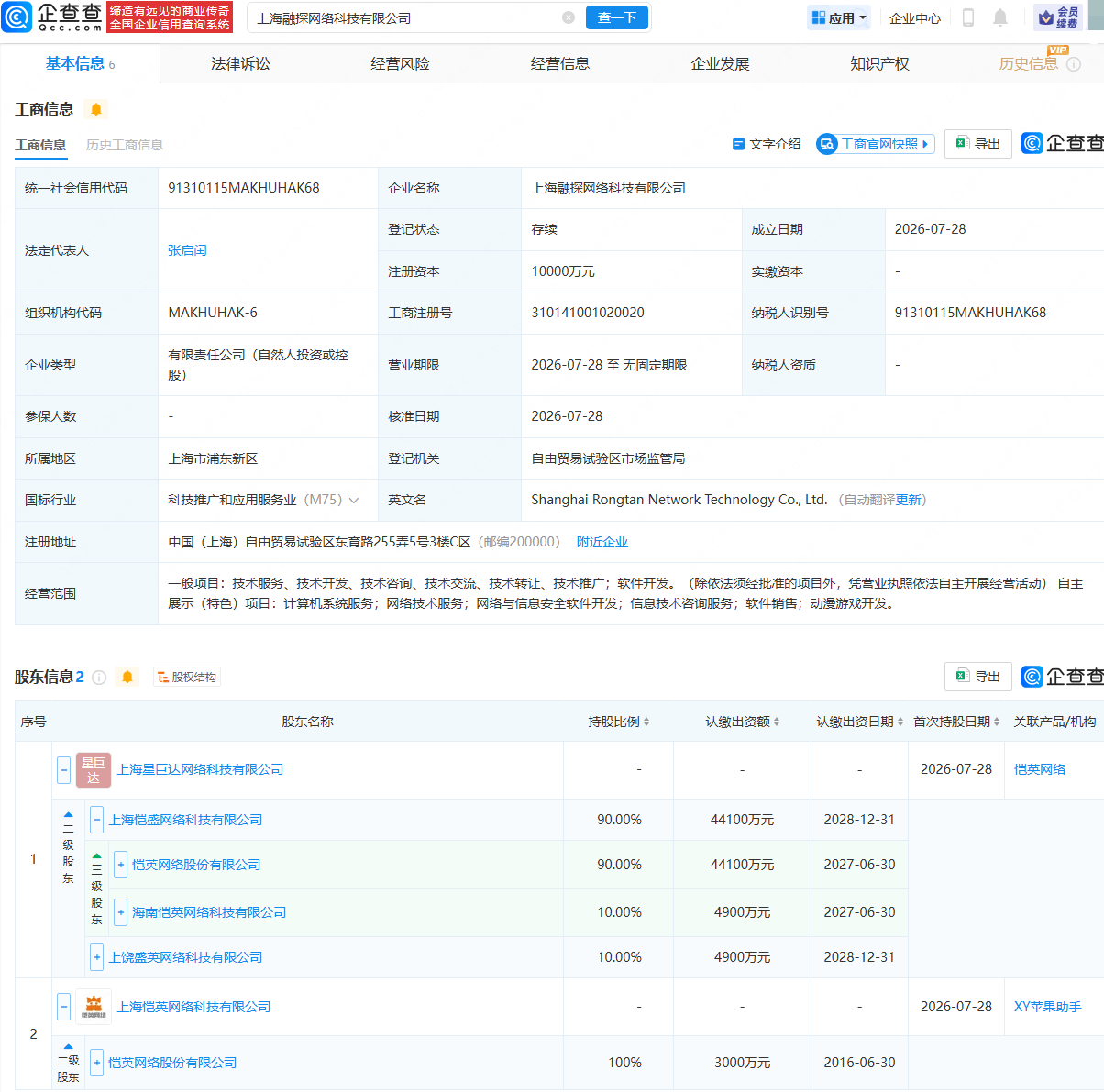愷英網路成立新公司，含動漫遊戲開發業務
