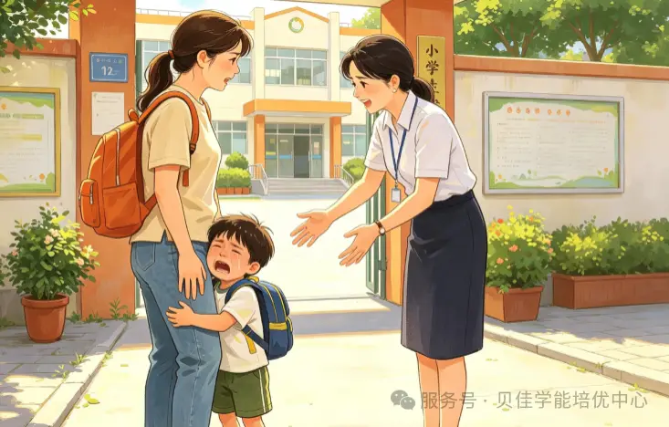 分離焦慮|九月要上小學了，孩子還掛在身上哭？