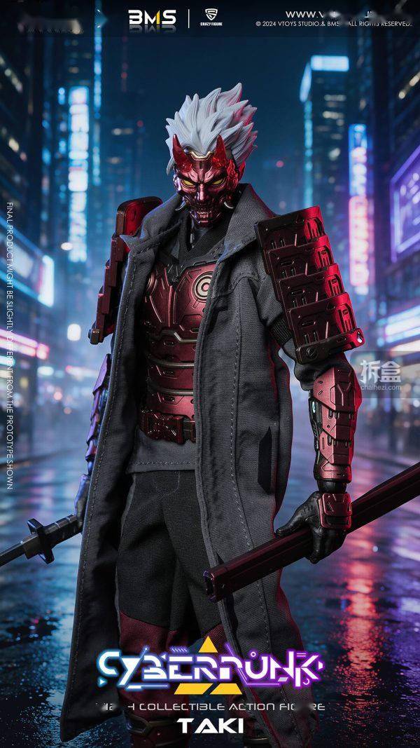 VTOYS 賽博朋克 武士 瀧 wf會展版 1/12可動收藏人偶