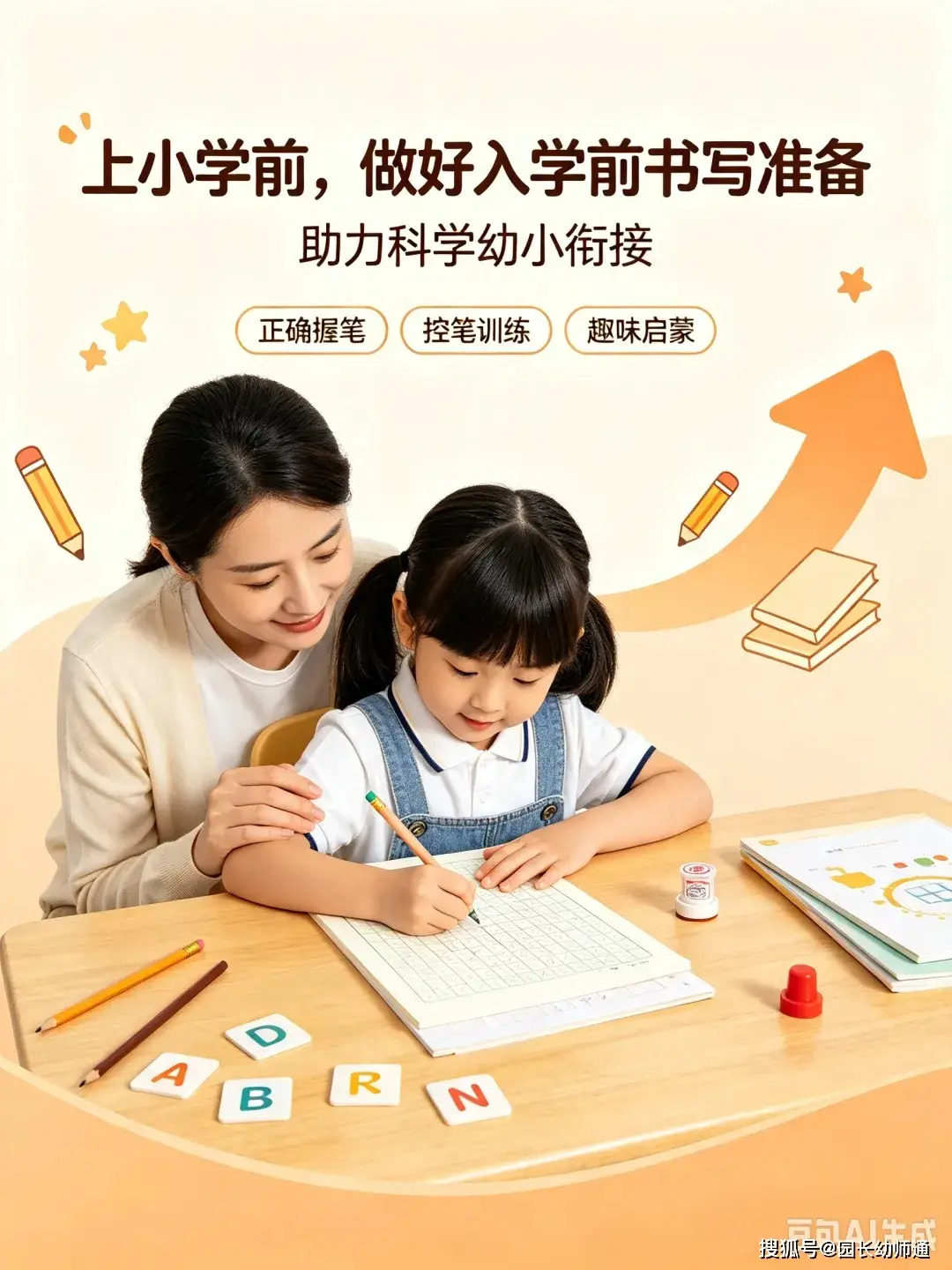 上小學前，做好入學前書寫準備，助力科學幼小銜接！轉給家長！