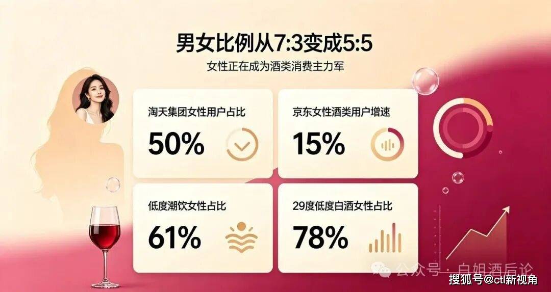 女性正在接管酒桌？資料告訴你，這不是錯覺
