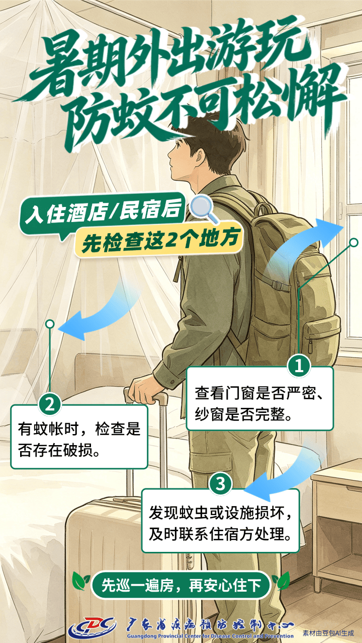暑期出遊，防蚊這件事千萬別忘！這7張圖速度收藏！