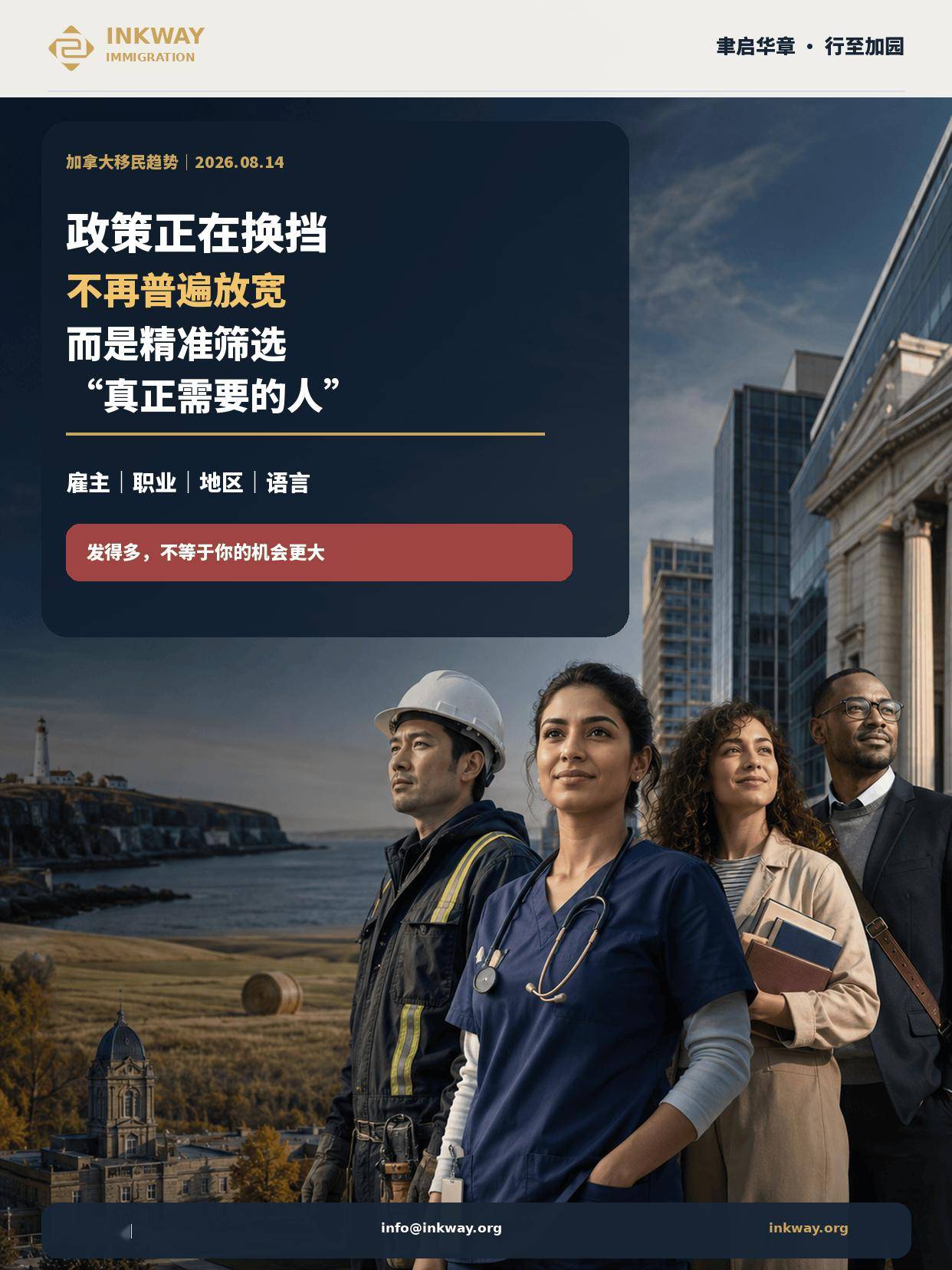 加拿大移民換擋進行時