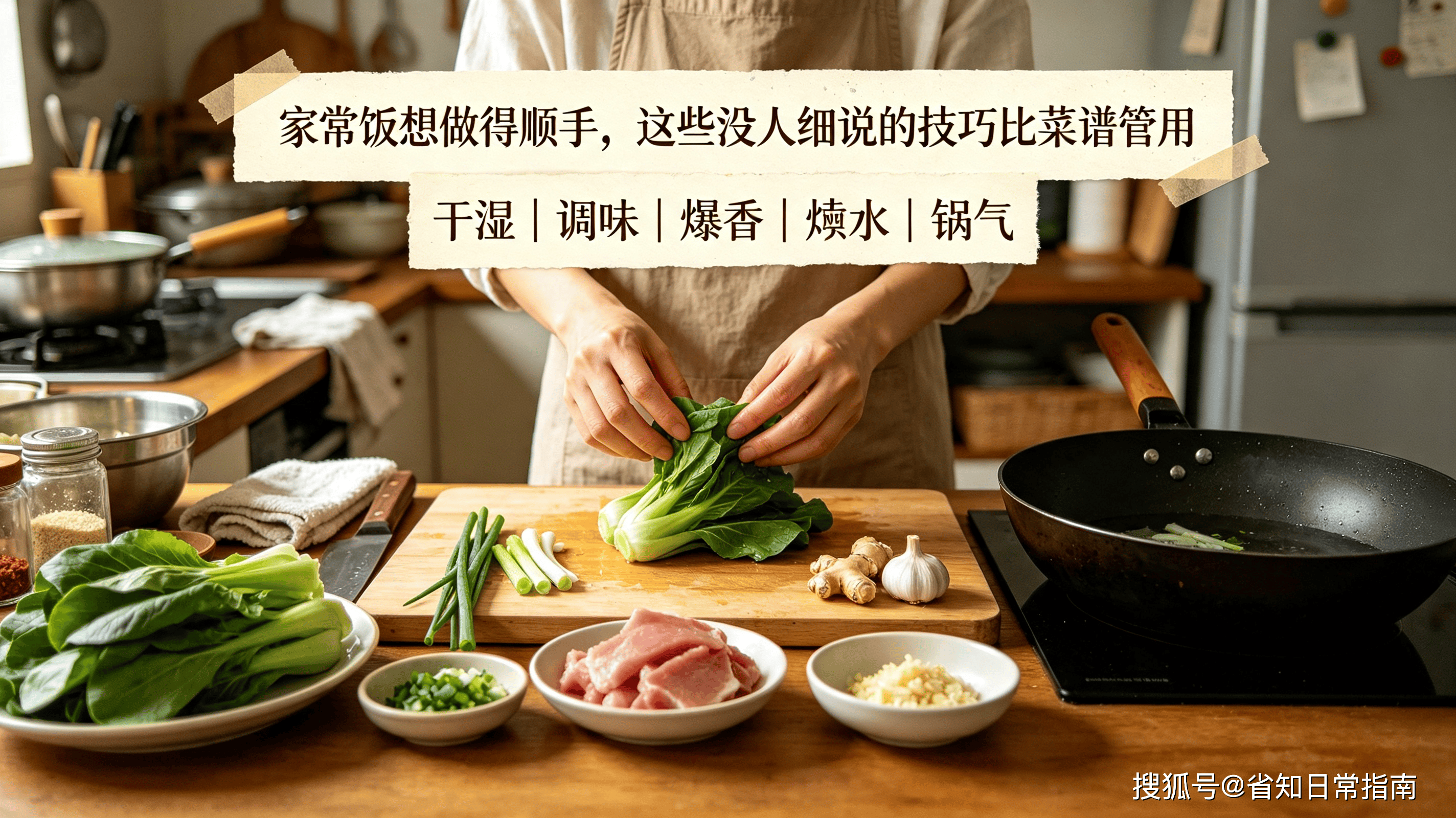 家常飯想做得順手，這些沒人細說的技巧比菜譜管用