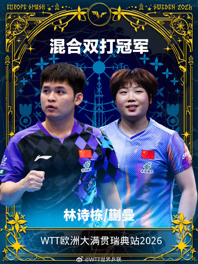 原創3-1奪冠，3-0大反擊，“動漫組合”林詩棟/蒯曼逆轉黃鎮廷/杜凱琹