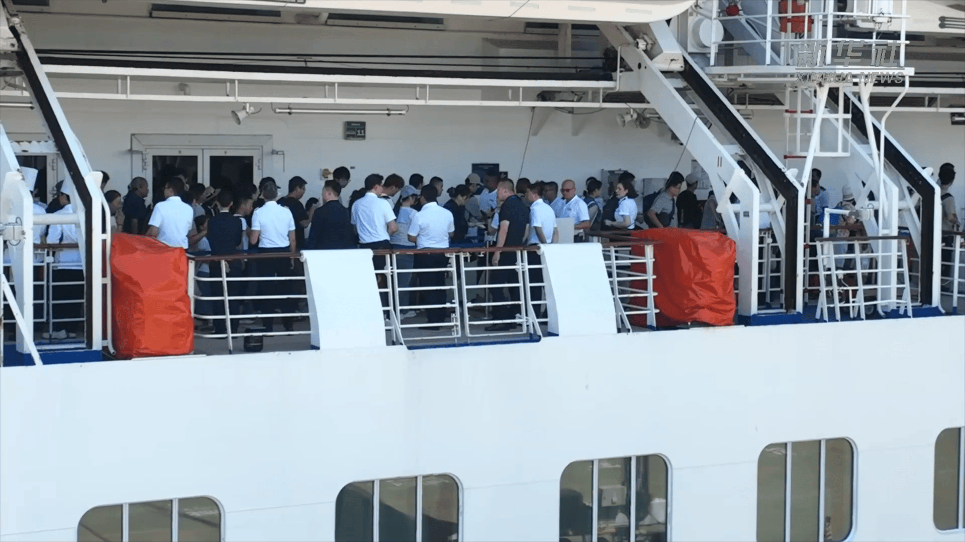 郵輪揚帆渤海灣 暑期天津口岸海上旅遊熱度攀升