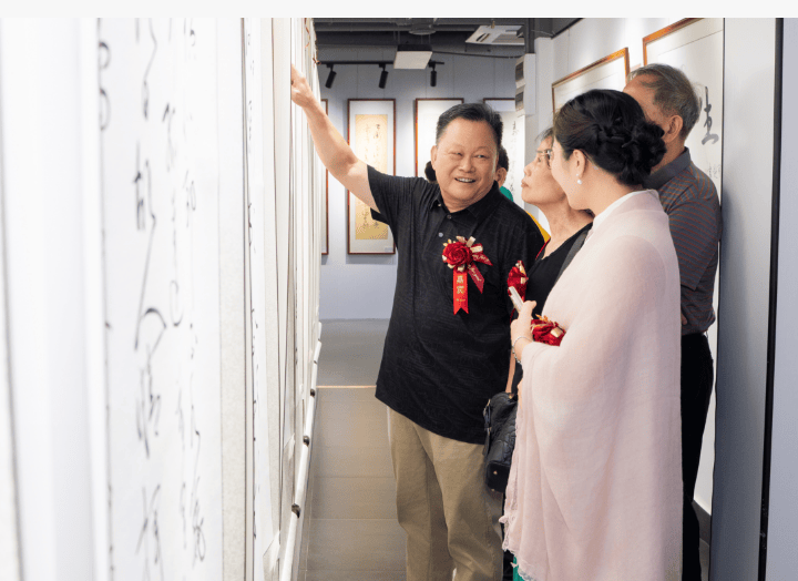 翰墨載哲思 筆韻潤文脈——陳開豔哲理主題書法作品展在廣西南寧晉唐書院隆重開幕