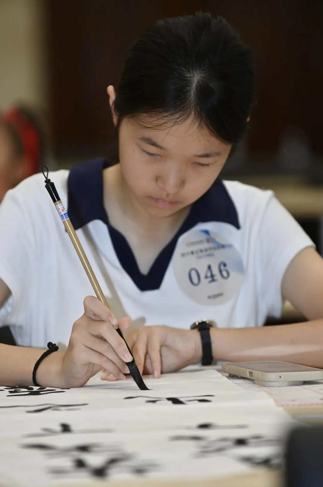 揮毫書詩意，筆墨傳風雅 中華詩詞美育大賽複賽書法專項鳴鑼收官